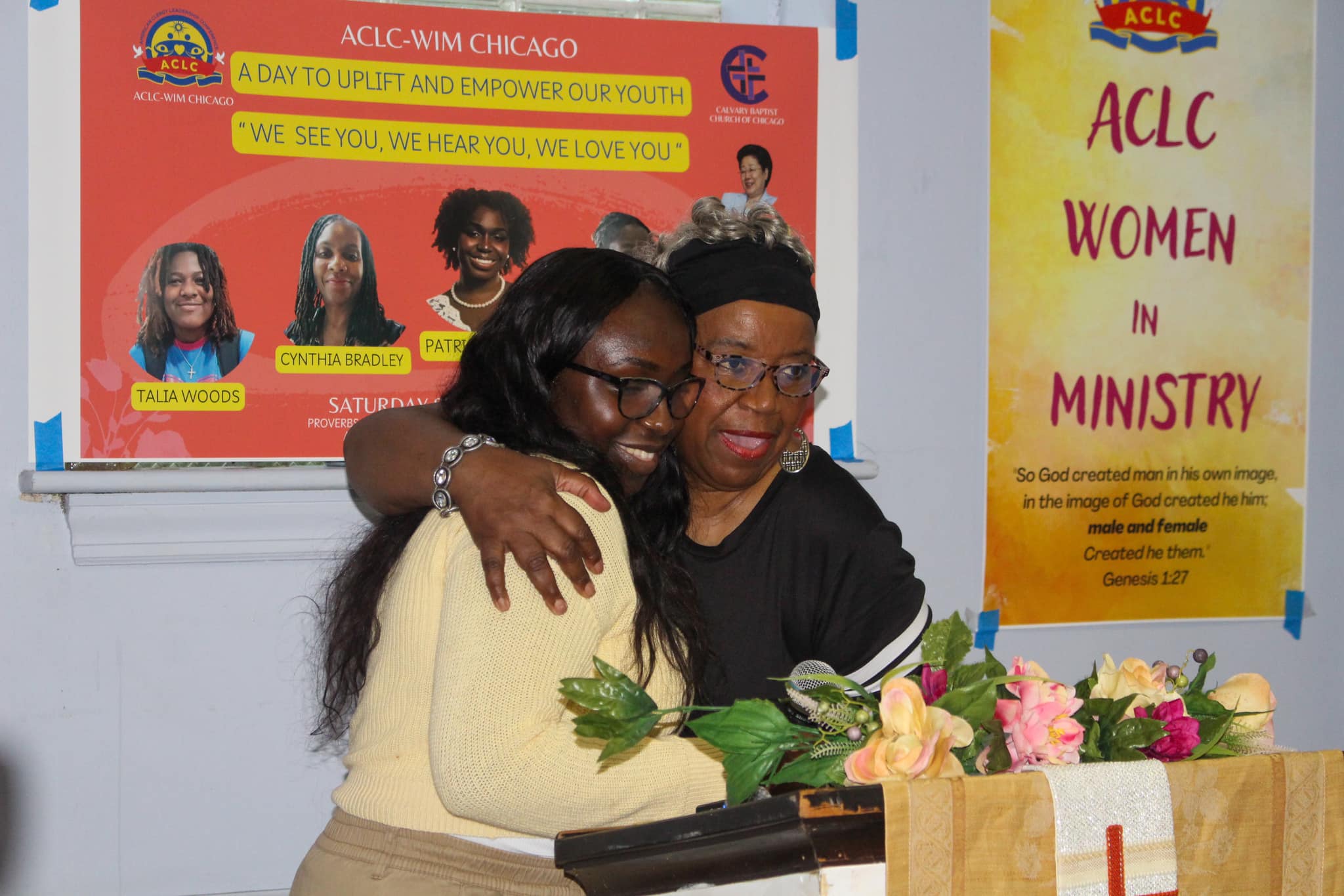 Fannie with youth